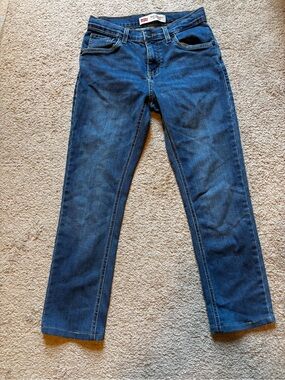 Levi's Women's Blue Straight-Leg Jeans 511 slim 27in inseam